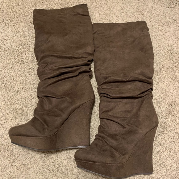 michael antonio wedge boots